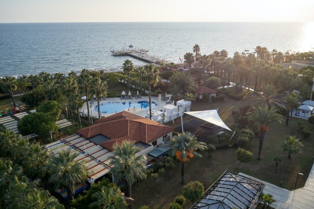 Turkish resort nature landscape.